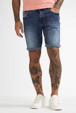 Wehkamp Petrol Industries regular short medium blue denim aanbieding