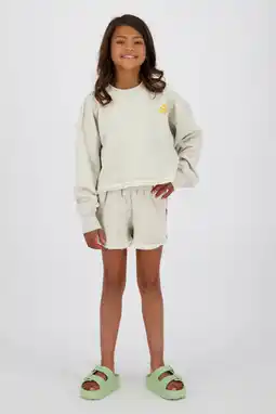 Wehkamp Vingino relaxed sweatshort grijs melange aanbieding
