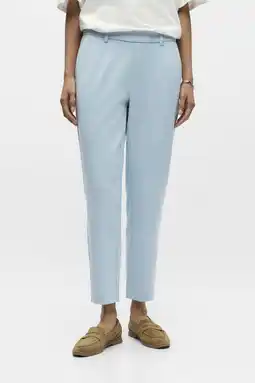 Wehkamp OBJECT Slim regularwaist casual broek aanbieding