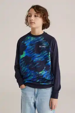 Wehkamp WE Fashion sweater donkerblauw aanbieding