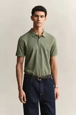 Wehkamp GANT regular polo groen aanbieding