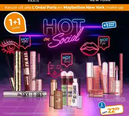 Trekpleister Maybelline New York Lash Sensational mascara Sky Tubes aanbieding