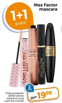 Trekpleister Max Factor mascara aanbieding