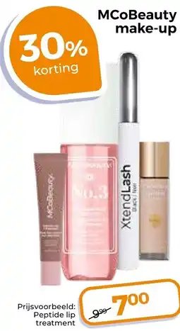 Trekpleister MCoBeauty make-up aanbieding