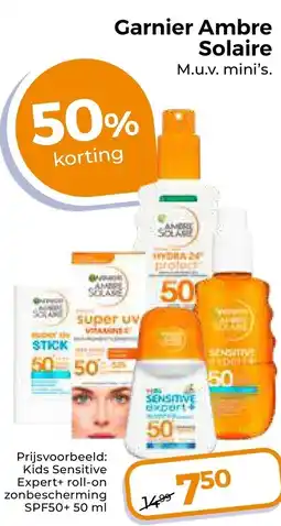 Trekpleister Garnier Ambre Solaire aanbieding