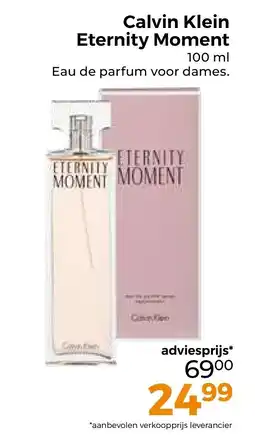 Trekpleister Calvin Klein Eternity Moment aanbieding