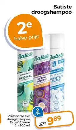 Trekpleister Batiste droogshampoo aanbieding