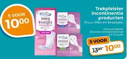 Trekpleister Trekpleister incontinentie producten aanbieding