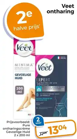 Trekpleister Veet ontharing aanbieding