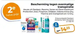 Trekpleister Bescherming tegen overmatige transpiratie aanbieding