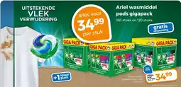 Trekpleister Ariel wasmiddel pods gigapack aanbieding