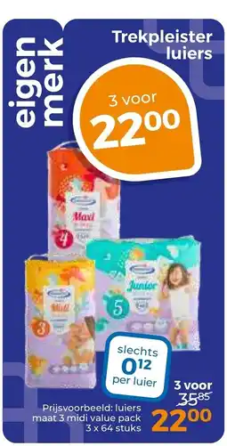 Trekpleister Trekpleister luiers aanbieding