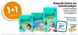 Trekpleister Rascals luiers en luierbroekjes aanbieding