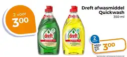 Trekpleister Dreft afwasmiddel aanbieding