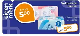 Trekpleister Trekpleister tissues aanbieding