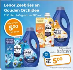 Trekpleister Lenor Zeebries en Gouden Orchidee aanbieding