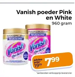 Trekpleister Vanish poeder Pink en White aanbieding