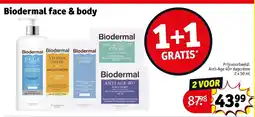 Kruidvat Biodermal Face & Body aanbieding