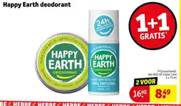 Kruidvat Happy Earth Deodorant aanbieding
