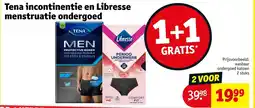 Kruidvat Tena Incontinentie en Libresse Menstruatie Ondergoed aanbieding