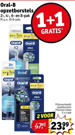 Kruidvat Oral-B Opzetborstels aanbieding