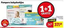 Kruidvat Pampers Babydoekjes aanbieding