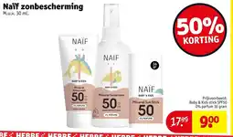 Kruidvat Naïf Zonbescherming aanbieding
