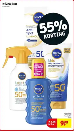Kruidvat Nivea Sun aanbieding