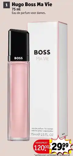 Kruidvat Hugo Boss Ma Vie aanbieding