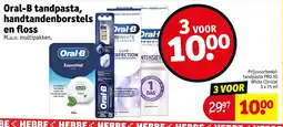 Kruidvat Oral-B Tandpasta, Handtandenborstels en Floss aanbieding