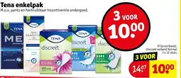 Kruidvat Tena Enkelpak aanbieding