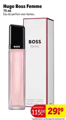 Kruidvat Hugo Boss Femme aanbieding