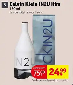 Kruidvat Calvin Klein IN2U Him aanbieding