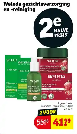 Kruidvat Weleda Gezichtsverzorging en Reiniging aanbieding