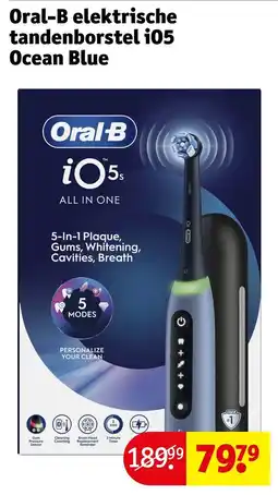 Kruidvat Oral-B elektrische tandenborstel i05 Ocean Blue aanbieding