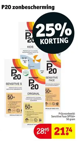 Kruidvat P20 Zonbescherming aanbieding