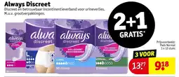 Kruidvat Always Discreet aanbieding