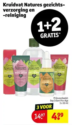 Kruidvat Kruidvat Natures Gezichtsverzorging en Reiniging aanbieding
