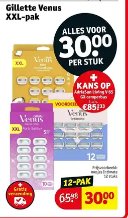 Kruidvat Gillette Venus XXL-pak aanbieding