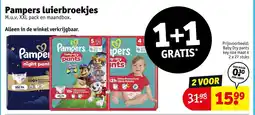 Kruidvat Pampers Luierbroekjes aanbieding