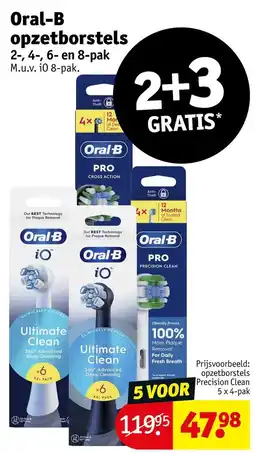Kruidvat Oral-B Opzetborstels aanbieding