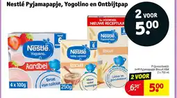 Kruidvat Nestlé Pyjamapapje, Yogolino en Ontbijtpap aanbieding