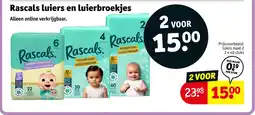 Kruidvat Rascals luiers en luierbroekjes aanbieding