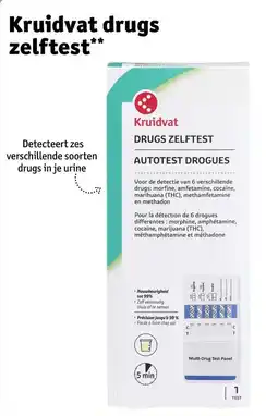 Kruidvat Kruidvat drugs zelftest aanbieding