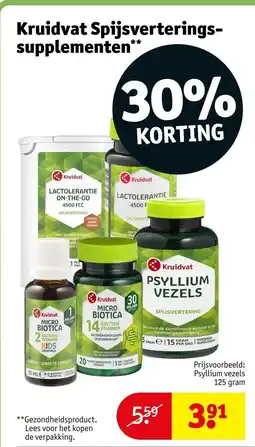 Kruidvat Kruidvat Spijsverterings supplementen aanbieding