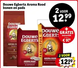 Kruidvat Douwe Egberts Aroma Rood bonen en pads aanbieding