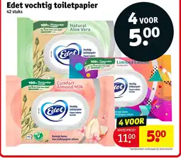 Kruidvat Edet vochtig toiletpapier aanbieding