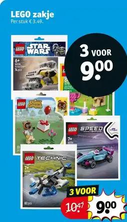 Kruidvat LEGO zakje aanbieding