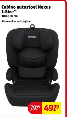 Kruidvat Cabino autostoel Nexus I-Size aanbieding