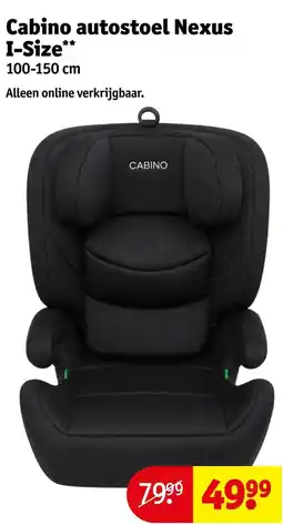 Kruidvat Cabino Autostoel Nexus I-Size aanbieding